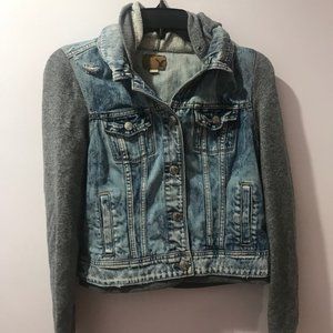Jean / Jersey Jacket with Hood